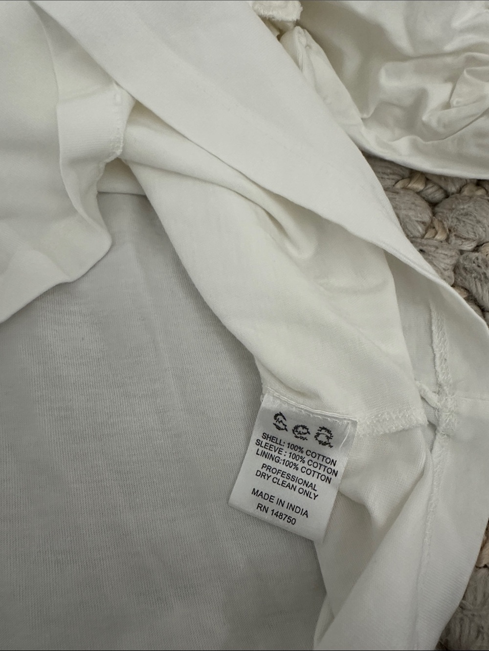Sea New York hazel eyelet puff sleeve t shirt - white 100% cotton size small - Picture 6 of 6